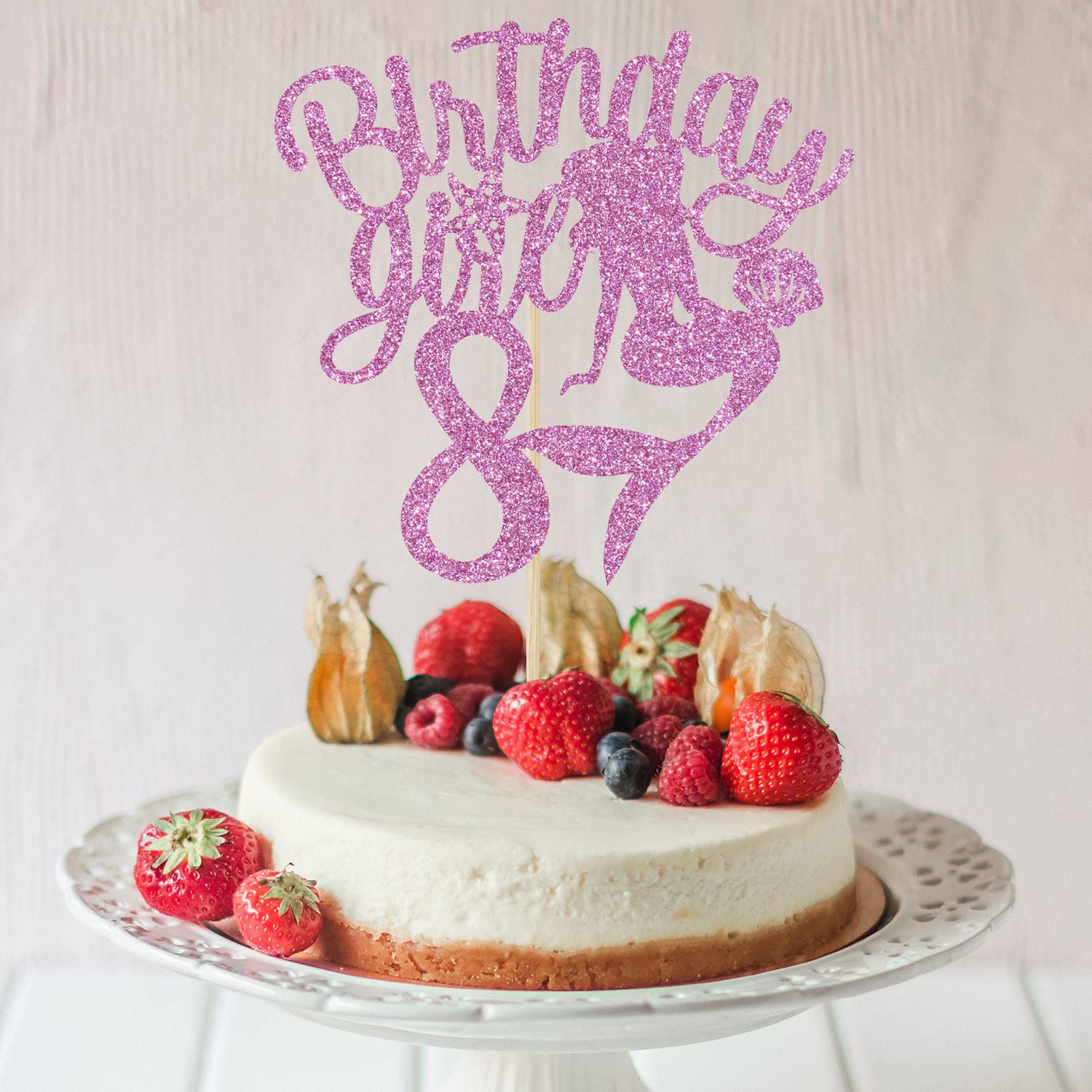 Regalo Cumpleaños Nieta Hija Tarjeta Cumpleaños 6 Años Niña - Diseño Sirena Pastel - Incluye Pegatinas - Central 23