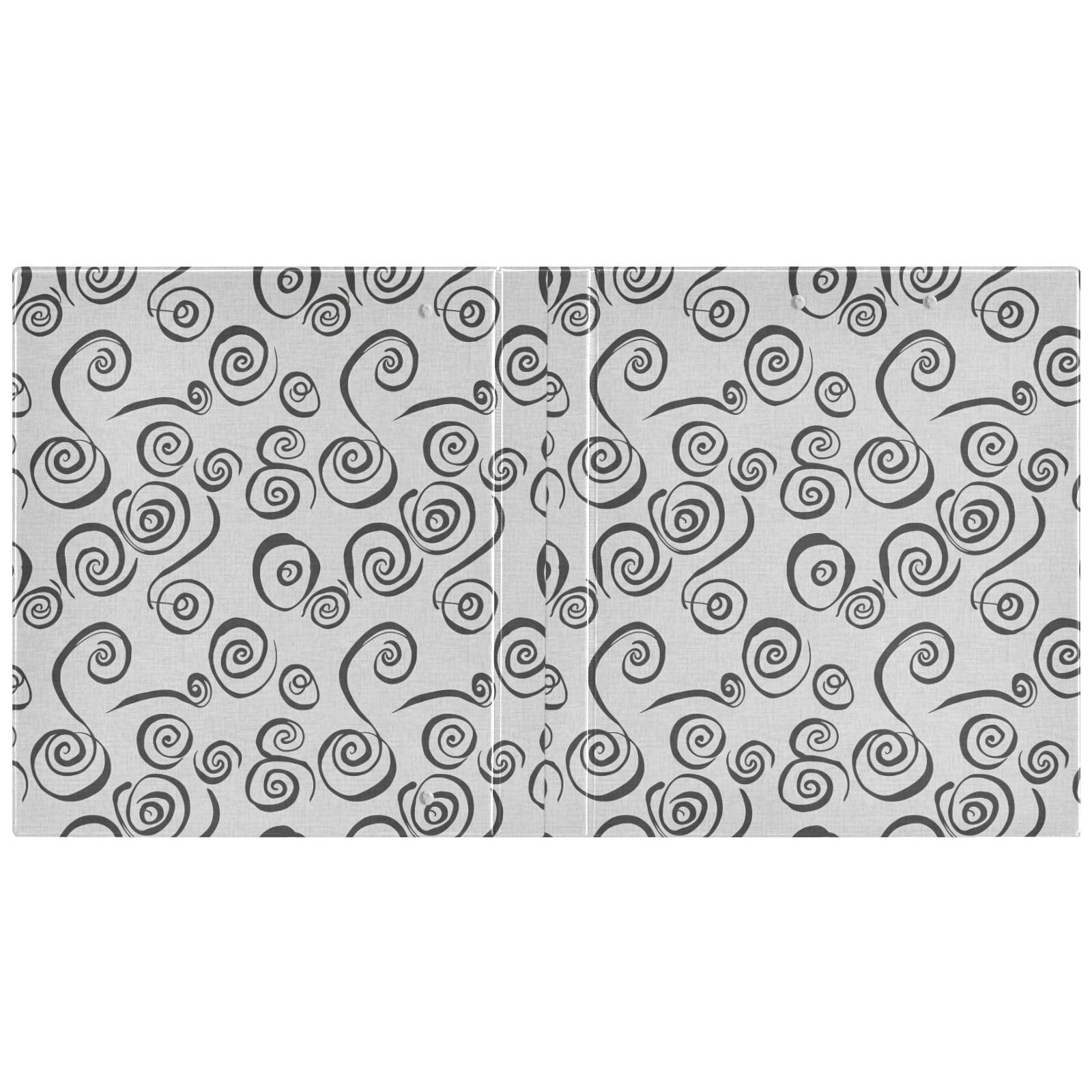 Raccoglitore a spirale a 3 anelli, 3,8 cm, flessibile, confezione da 2