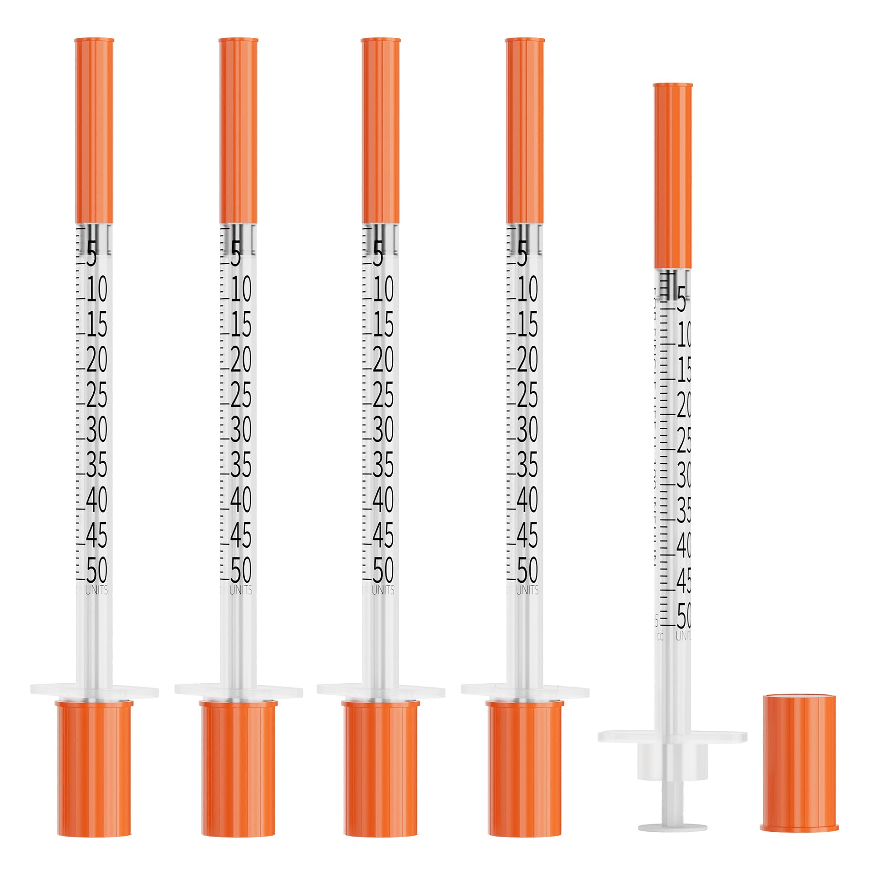 Lab Syringes - 50 Pack 0.5ml 31G -1