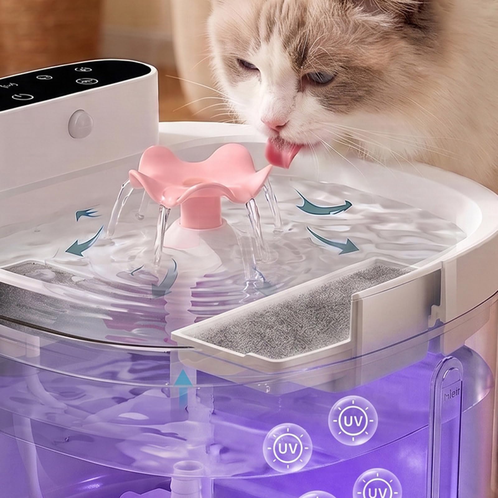 Fuente para Mascotas activada por proximidad para Gatos