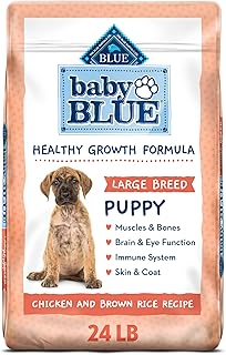 Blue Buffalo Baby BLUE Healthy Growth Formula Natural Large Breed Puppy Dry Dog Food, Chicken and Brown Rice Recipe 24-lb