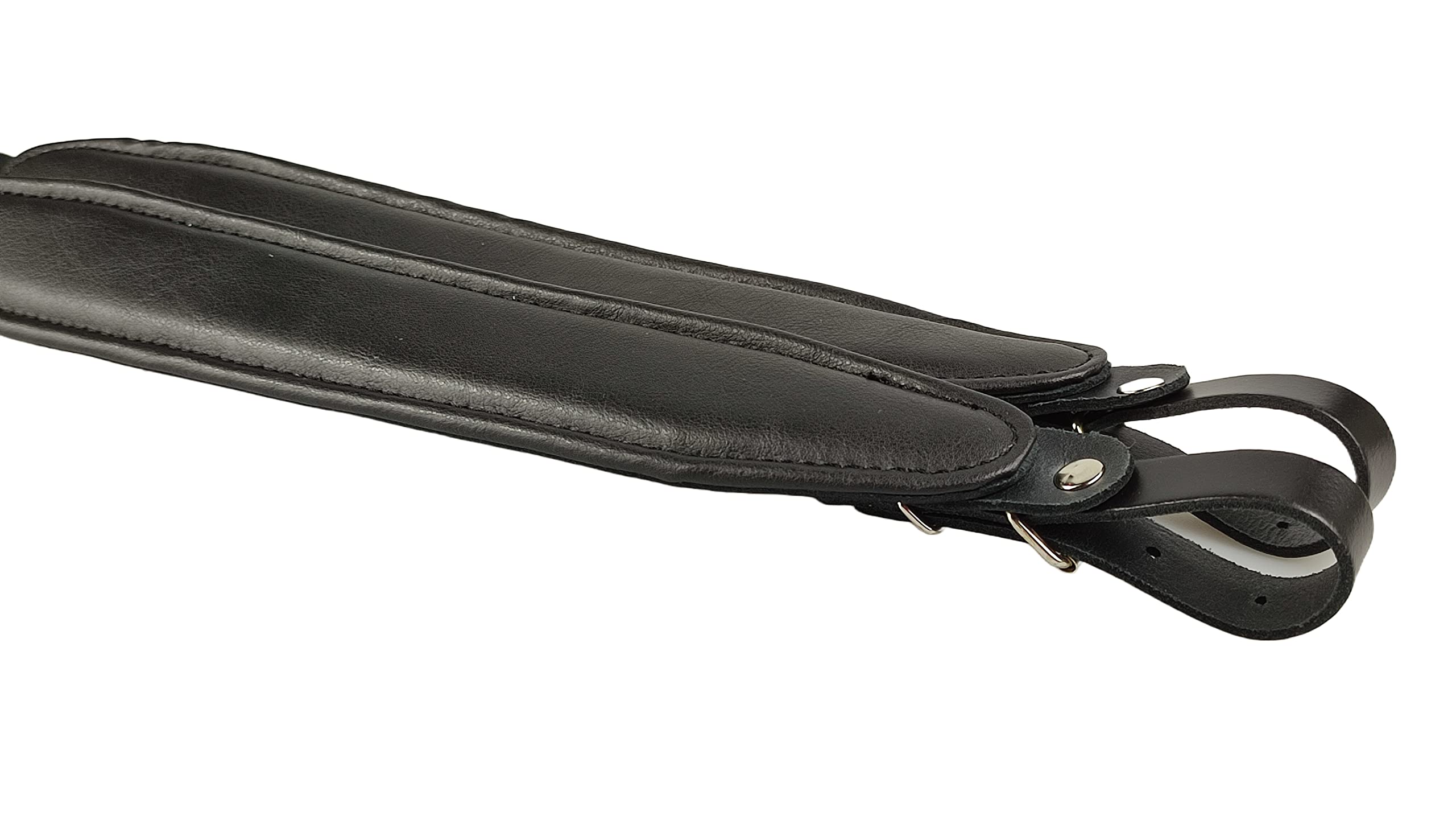 Belti Cintura a fisarmonica in pelle di alta qualità 6 cm tracolla max fino a 120 bassi