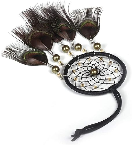 Miniatura 2 de Colgante de atrapasueños de plumas, pequeño atrapasueños para colgar decoraciones