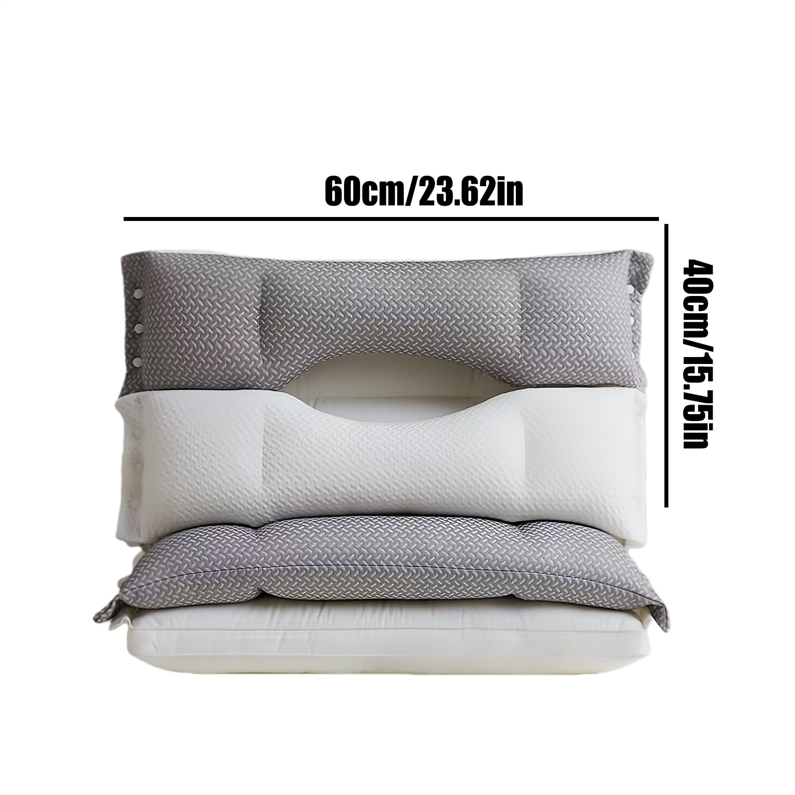Almohada de descanso adaptativa – Cojín de apoyo postural, almohadilla de alineación de la cabeza, estructura terapéutica de equilibrio corporal, estructura de innovación del sueño, diseño de gestión