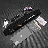 Vista 1 de Paquete de 2 cinturones para correr para mujeres y hombres, soporte para teléfono, cinturón de cintura para entrenamiento y correr, cinturón