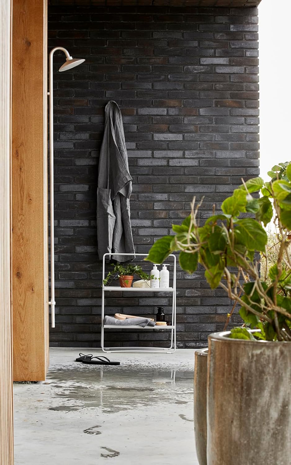 Zone Denmark Metal Adjustable Storage Shelving Unit | Maximize Space and Style | Ideal for Bedroom, Kitchen, and Bathroom | Organize with Elegance and Versatile Storage Solution- Small (White)