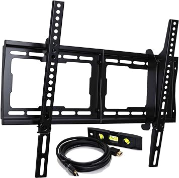 VideoSecu Tilt TV Wall Mount for Vizio 32 to 70" HD LED TV D55-D2 M55-C2 D55u-D1 E55-C1 E55-C2 D58u-D3 M60-C3 E60-C3 D60-D3 D65u-D2 D65-D2 E65-C3 E65x-C2 M65-C1 D70-D3 E70-C3 M70-C3 M75-C1 M80-C3 BG0