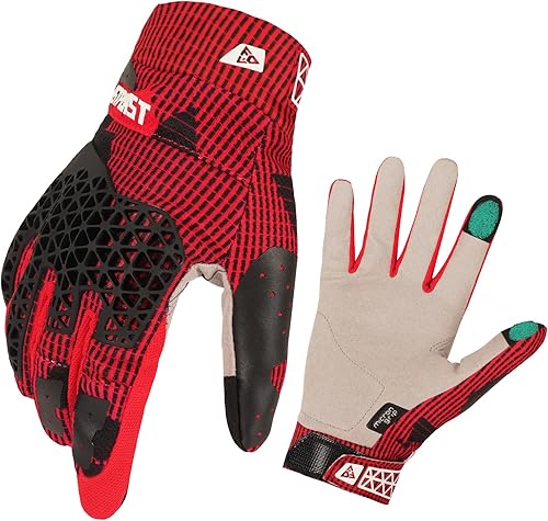 Fast passion Guantes de motocicleta para hombres y mujeres, guantes de ciclismo para pantalla táctil, con protección de silicona, guantes ligeros