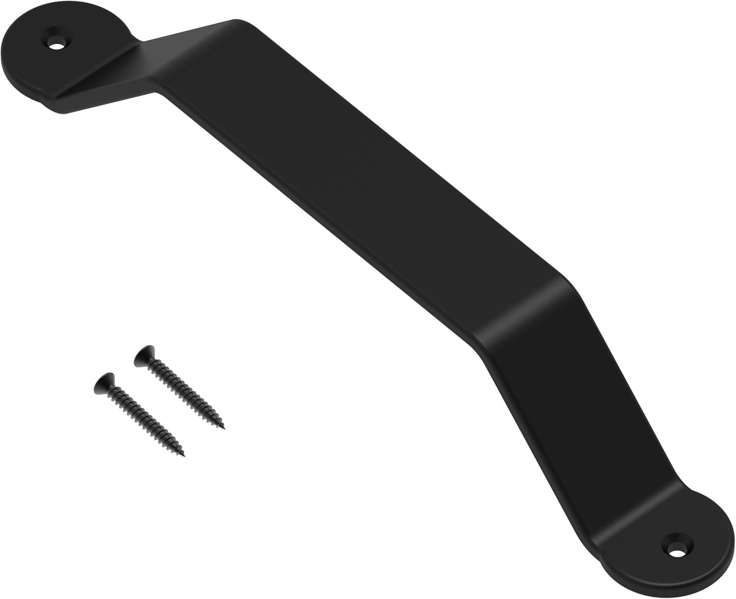 VivaLight Barn Door Handle Pull - 10 inch Large Black Rustic Sliding Fence Gate Handle