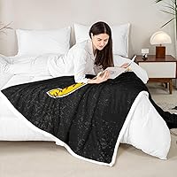 Vista 5 de Erosebridal Initial J Letter Fleece Blanket 40x50 Baseball Sport Fuzzy Plush Throw for Sofa Couch Monogrammed Sherpa Blanket Softball Accessories