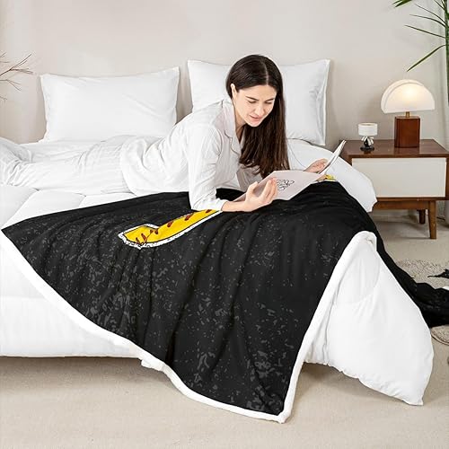 Miniatura 5 de Erosebridal Initial J Letter Fleece Blanket 40x50 Baseball Sport Fuzzy Plush Throw for Sofa Couch  Monogrammed Sherpa Blanket Softball Accessories