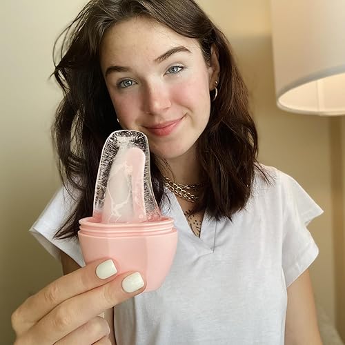 Miniatura 7 de Rodillo facial para el cuidado de la piel, rodillo facial de cubitos de hielo, masaje facial de hielo, paquete de hielo facial, molde de hielo de