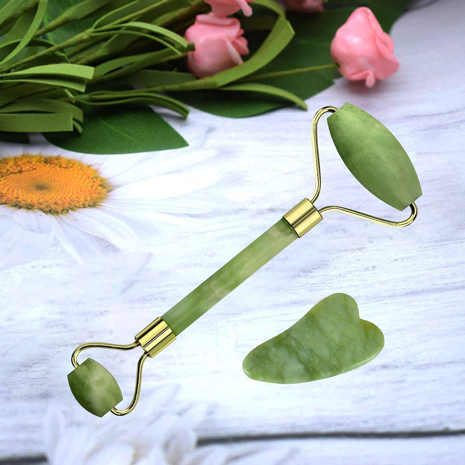 See full amazon price history chart for R A Products Eseekers Jade Roller and Gua Sha Set - Solar Powered Natural Jade Stone Roller for Face Eye Neck Massage to Make Your Face Magic Spells (Green, Medium) R A Products Eseekers Jade Roller and Gua Sha Set - Solar Powered Natural Jade Stone Roller for Face Eye Neck Massage to Make Your Face Magic Spells (Green, Medium) (B0953VNYDP) Amazon Price History, Amazon Price Tracker