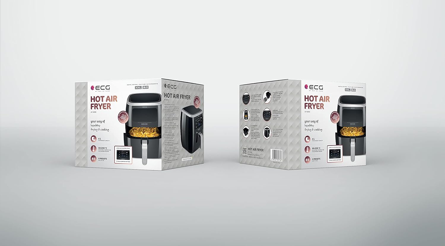 ECG AF 6000 Friggitrice ad aria calda ECG AF 6000 Friggitrice ad aria calda