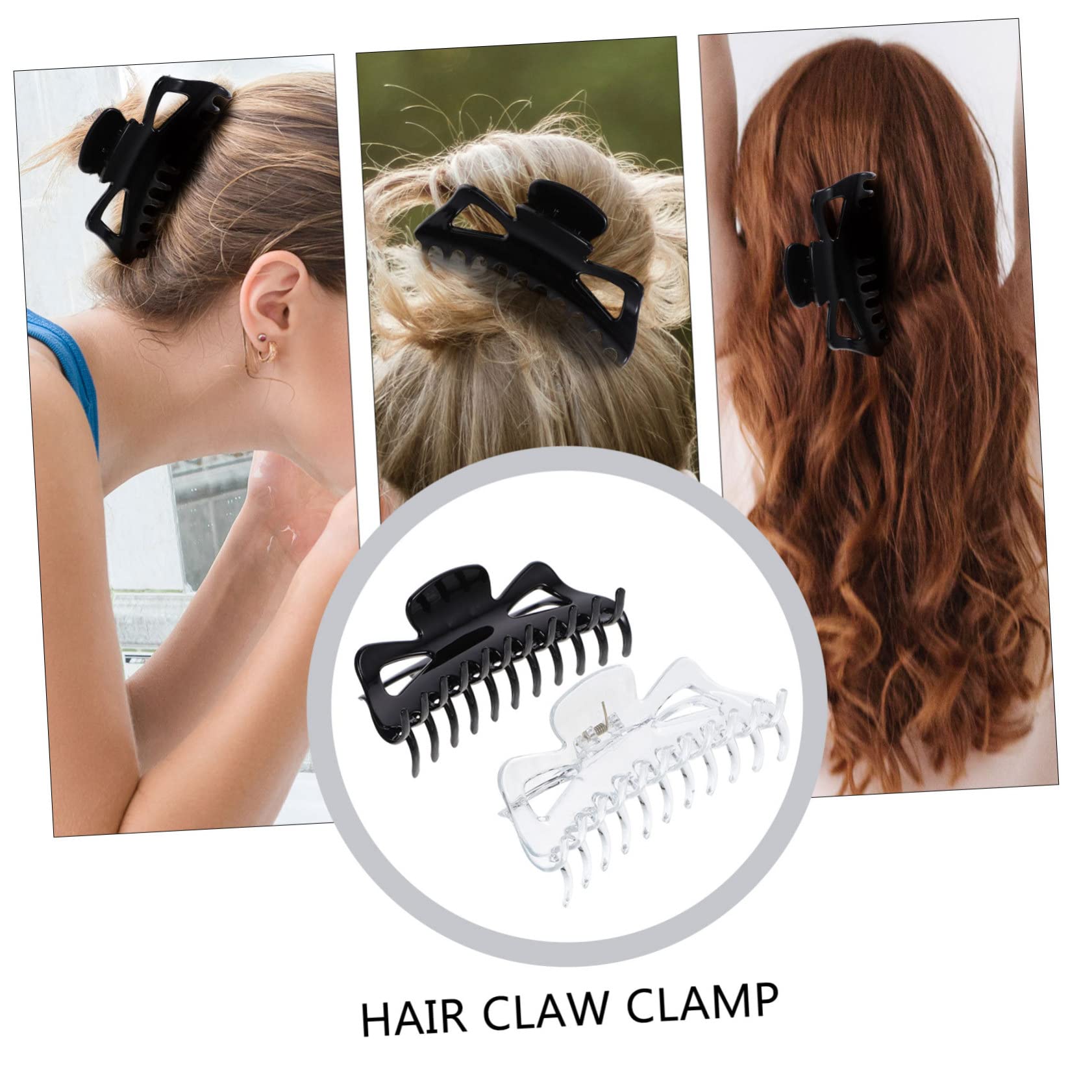 Didiseaon 4 Set Di Fermagli Per Alla Moda Per Donna Con Mascella Per Coda Di Cavallo E Styling Dei 2 Pezzi * 4