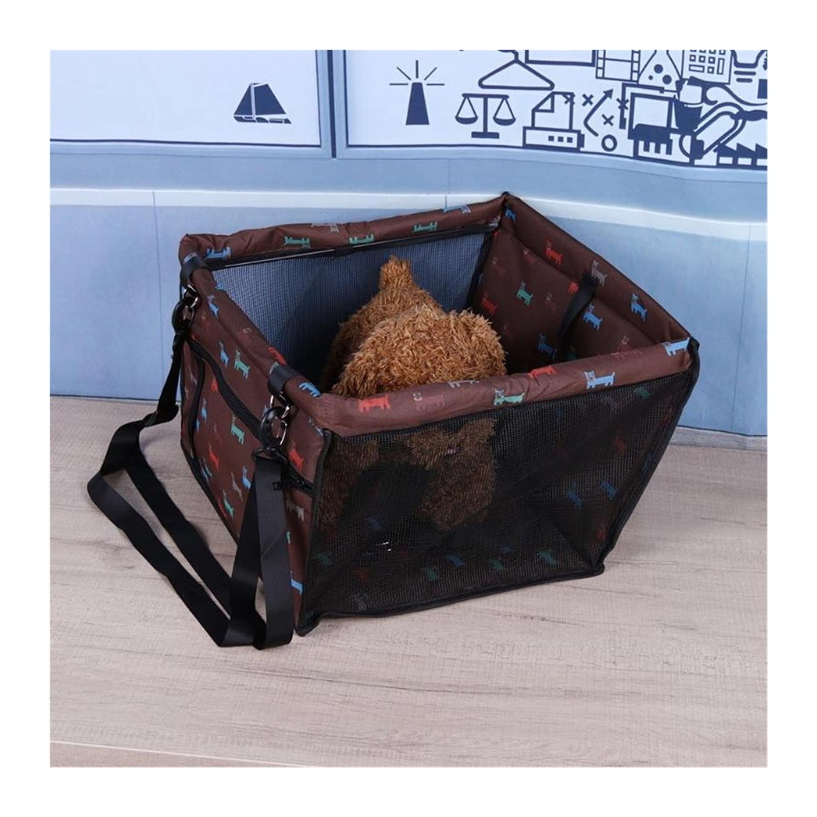 ochraniacz samochodowy Poduszka na tylne siedzenie samochodu nadaje się do pokrowca na siedzenie dla psa Puppy Cat Travel Protection Koc dla psa(04)
