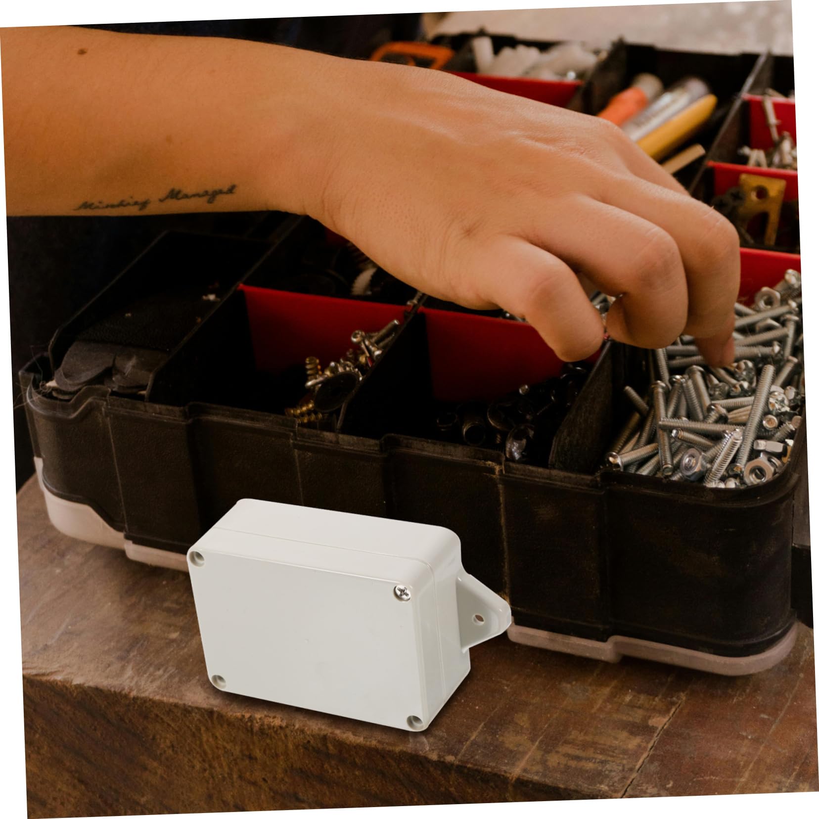 OSALADI 10pièces Boîte De Jonction Étanche Plastique Pour Circuits Électriques Extérieurs Boîtier De Pour Électroniques Dimensions