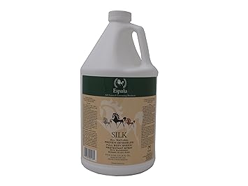 Espana Silk ESP1125E Specially Formulated Silk Protein Detangler for Horses, 135.28-Ounce