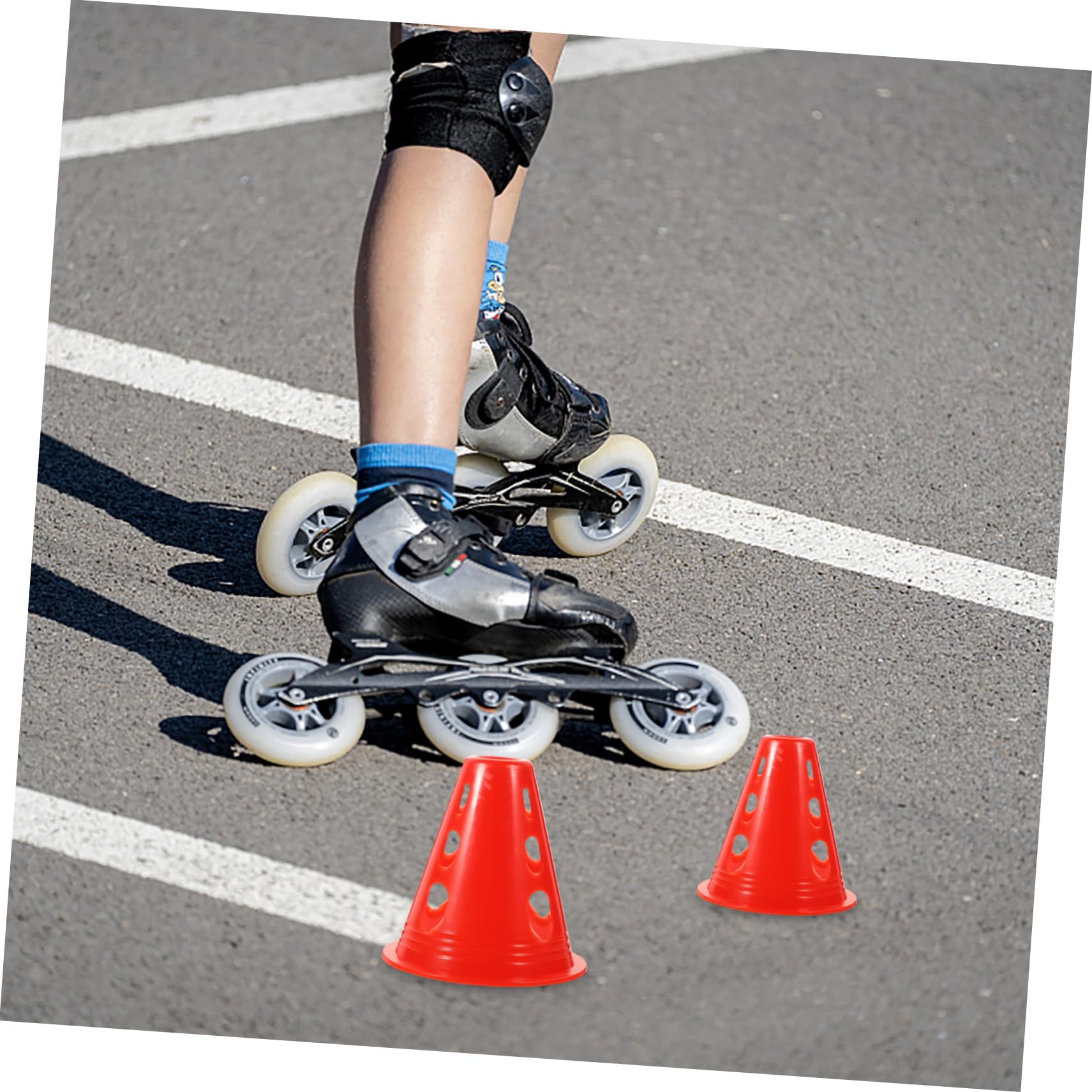 20 CôNes D'EntraîNement pour Patinage À roulettes Mini CôNes D'Agilité Plastique ColoréS pour Sports ExtéRieurs Et IntéRieurs
