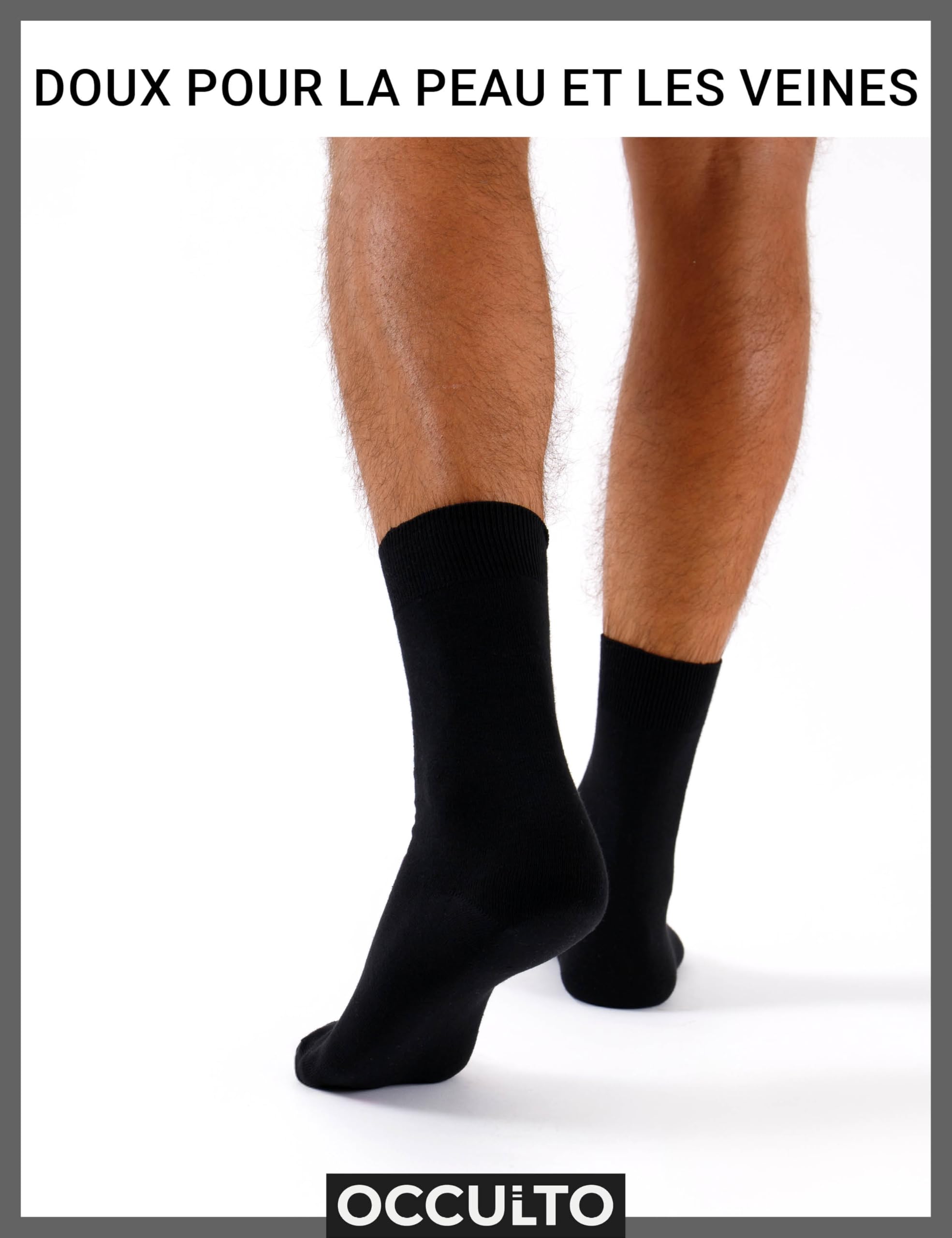 Occulto chaussettes homme 100% coton lot de 10-20 paires (modèle: Ingo)