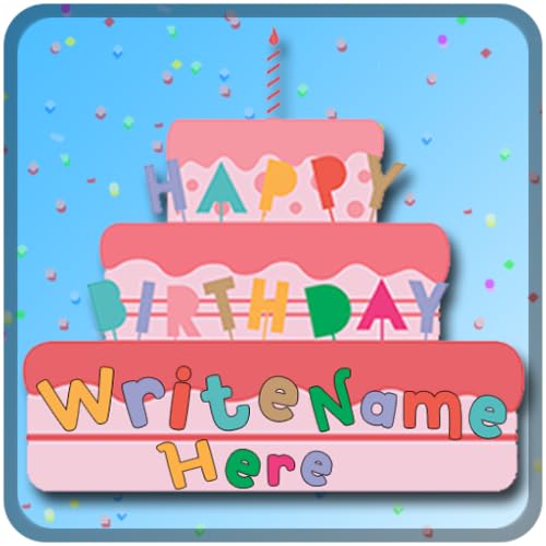 Name On Happy Birthday Cake