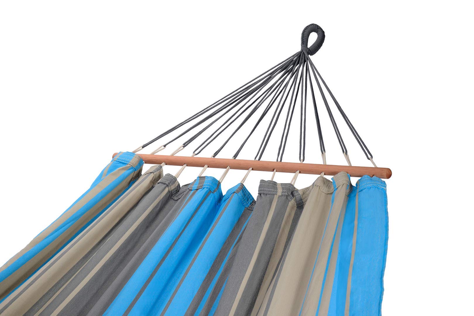 JOBEK - Hamac GRAPHIK Turquoise Anthracite FSC 100% - 300 x 140 cm