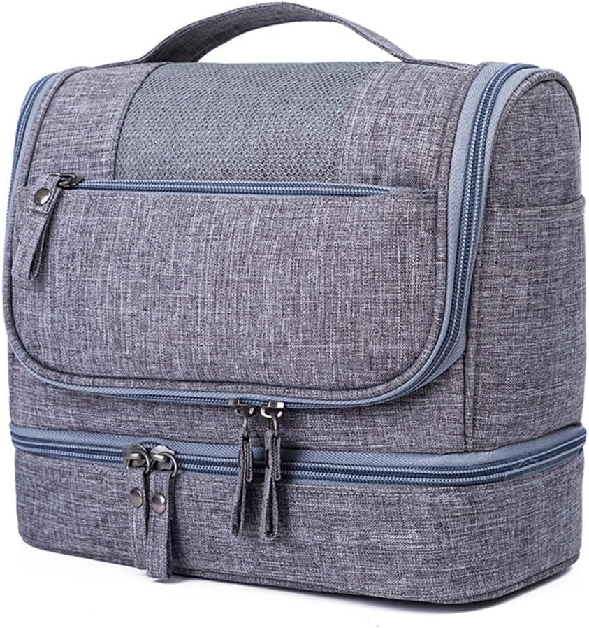 Travel toiletries bag for men and women, dry and wet separation makeup, large capacity, portable, travel storage