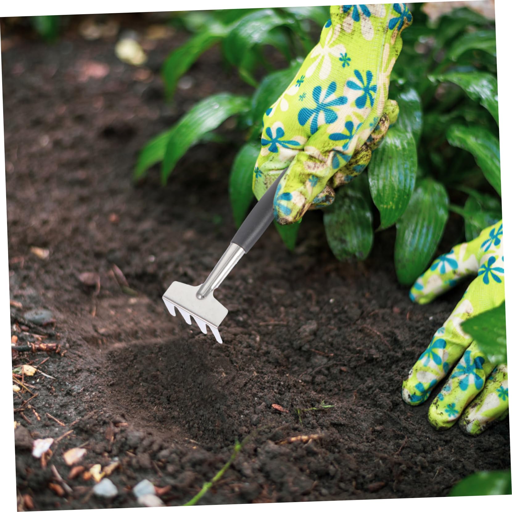 SEWOART 3pcs Gardening Tools Set Mini Trowel Shovel Stainless Steel Non-Slip Handle for Planting Soil Loosening