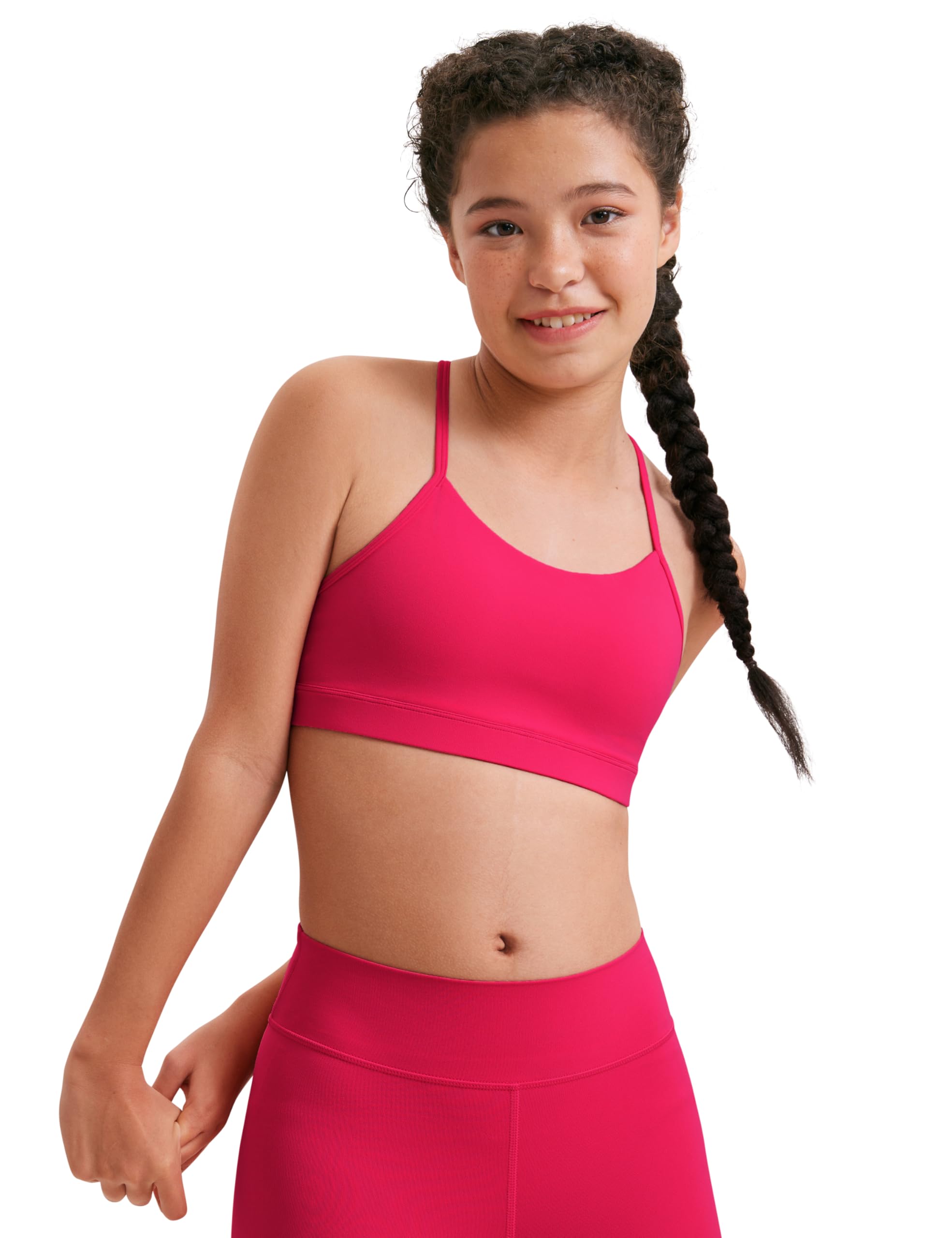 CRZ YOGA Girls Butterluxe Y Back Sports Bra