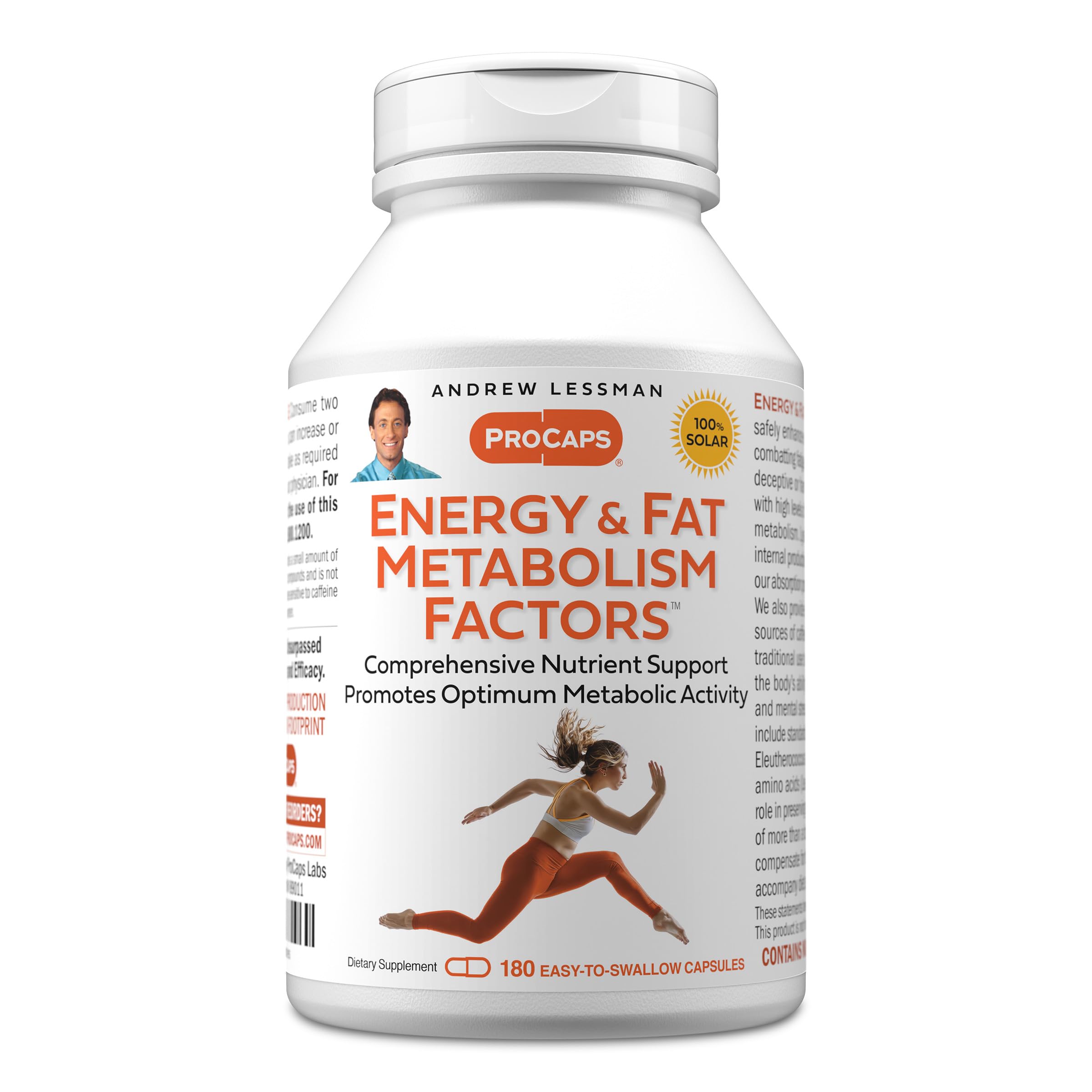 procaps l carnitine ANDREW LESSMAN Energy & Fat Metabolism Factors 180 Capsules Flavor:Raspberry