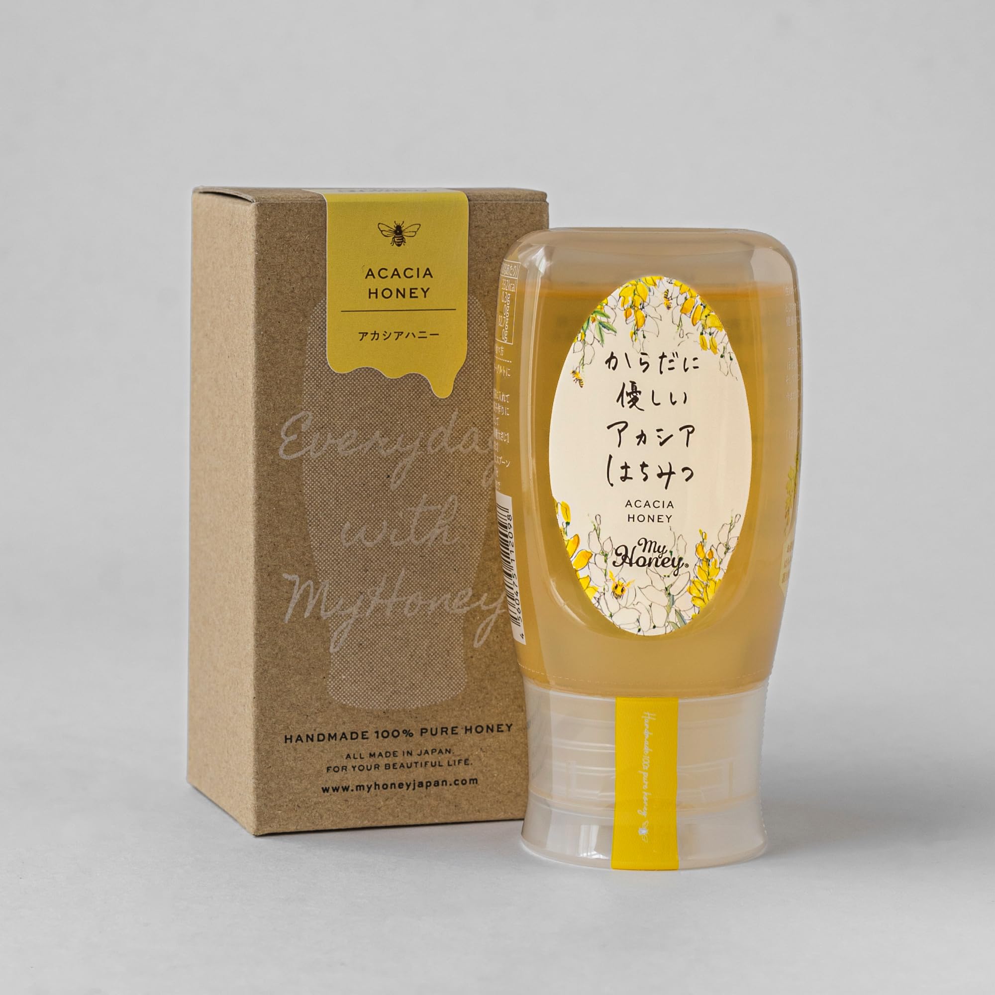 Amazon.co.jp: MYHONEY からだに優しいアカシアはちみつ 300g×1本