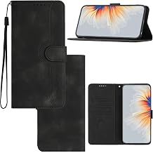 Cover Compatible with Sony Xperia Ace III 5G,Compatible with Sony Xperia Ace III 5G Lanyard Wallet Magnetic Closure Card Slot Flip Stand [PU Leather+Shell] Black