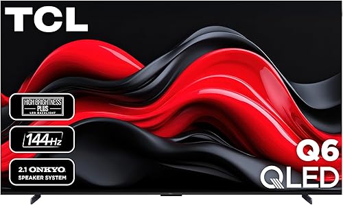 TCL Smart TV Q65 QLED 4K UHD de 98 pulgadas con Google TV (98Q651G, modelo 2024) Dolby Vision, Dolby Atmos, HDR Pro+, juego mejorado con acelerador