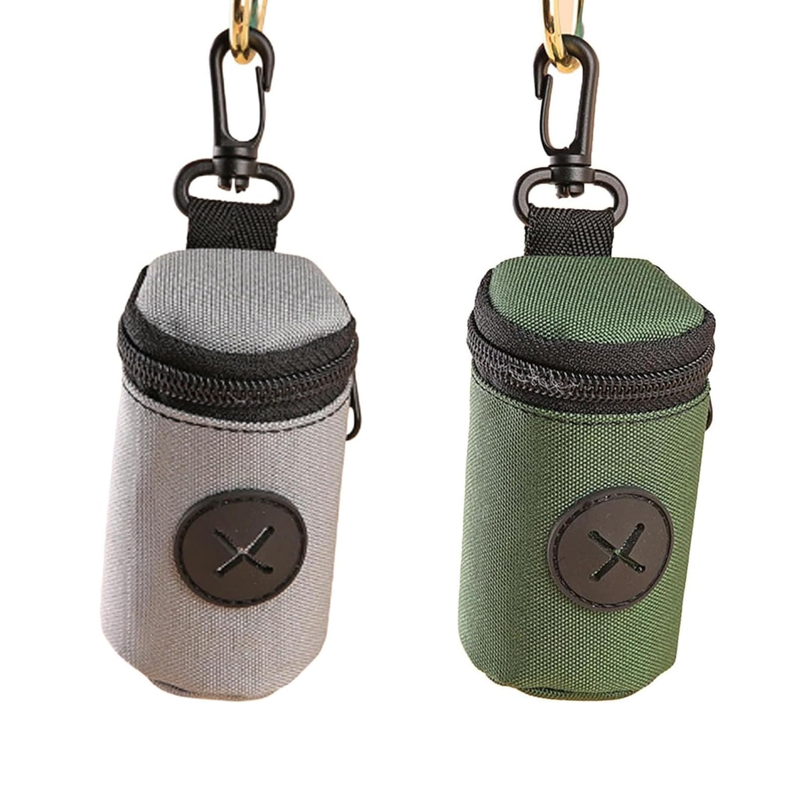 2PCS Quick-Access Dog Poo Bag Holder Dispenser, Hands-Free Dog Waste Carrier with Clip, Lightweight Portable for Owners Walkers