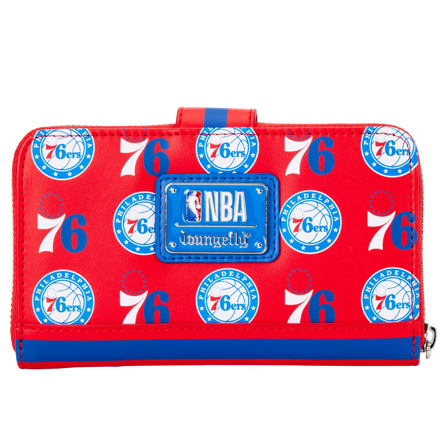 【LOUNGEFLY】 NBAフィリー76ersロゴ財布 Amazon.com: Loungefly NBA: Philidelphia 76ers Snap Wallet