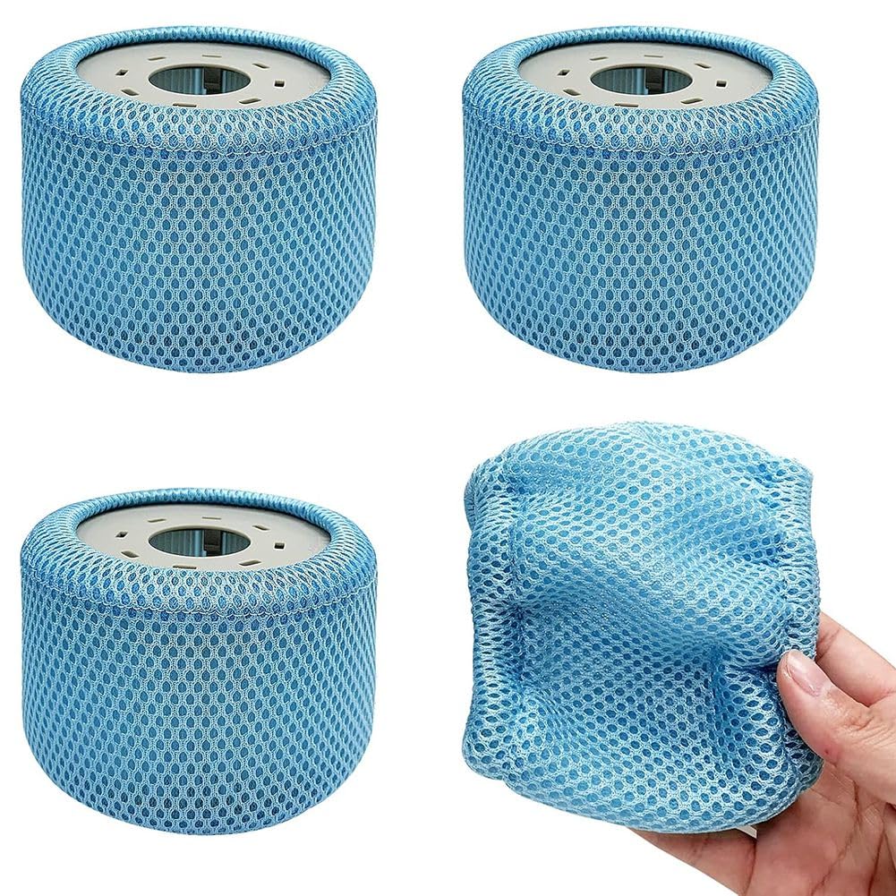 CTRLZS Spa Accessories, 4PCS Protective Nets for Filters, 90-Pleat Strainer Replacement Filters, Pool Bubble