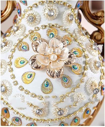 Miniatura 3 de ZLIVASES Elegante centro de mesa de floreros grandes para cocina, comedor, sala de estar, decoración del hogar, flores de resina grandes europeas