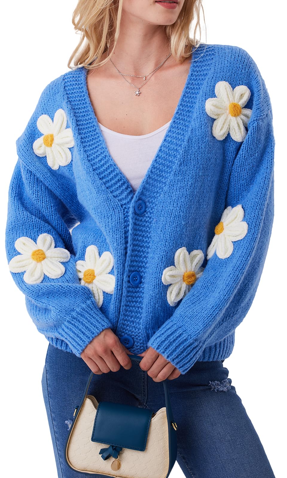 Migratory Bird Guidey2k Sweater Cardigan For Women Long Sleeve V