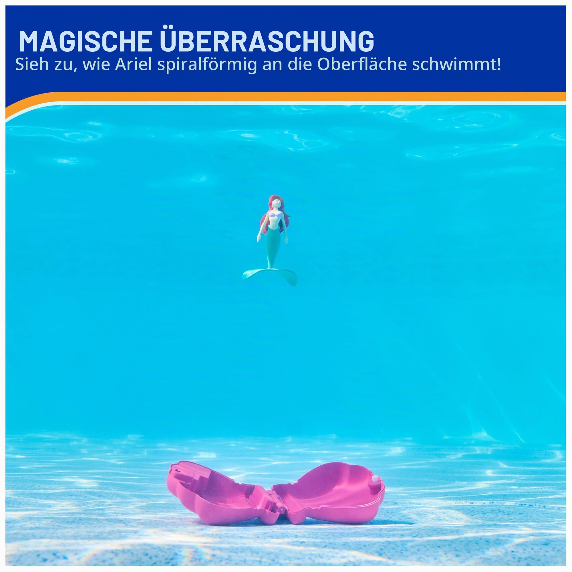 SwimWays Disney Princess Rosa Cartoon Schwimmspielzeug für Mädchen im Alter von 3 Jahren und älter, 1 Stück