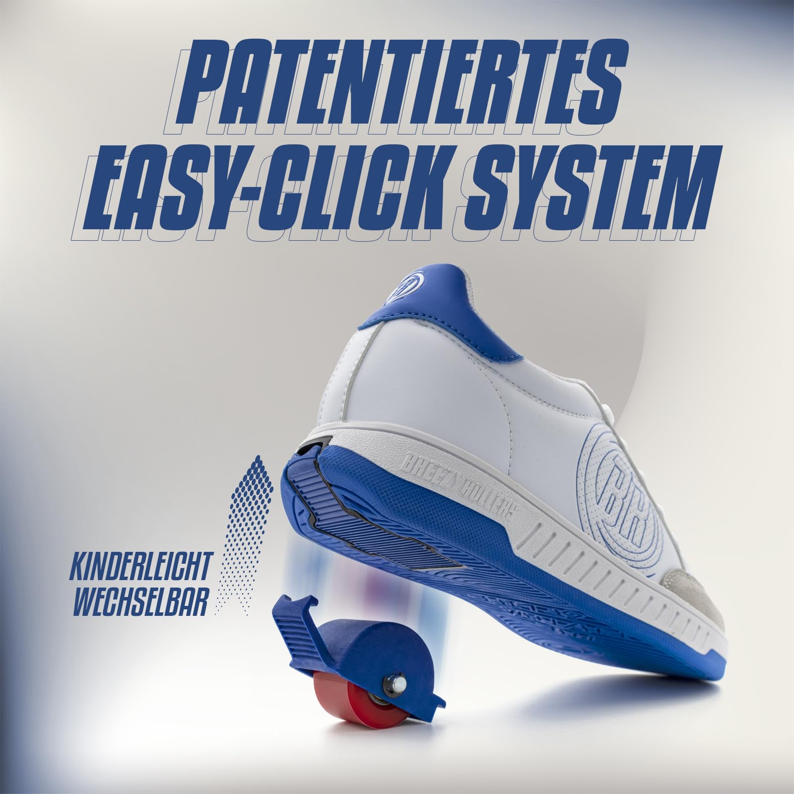 Breezy Rollers Chaussures à roulettes pour Enfants I Rollers-Sneakers pour Enfants I De Chaussures de Rue pour Enfants à Rollers en Quelques Secondes I Baskets à roulettes pour Filles et Garçons