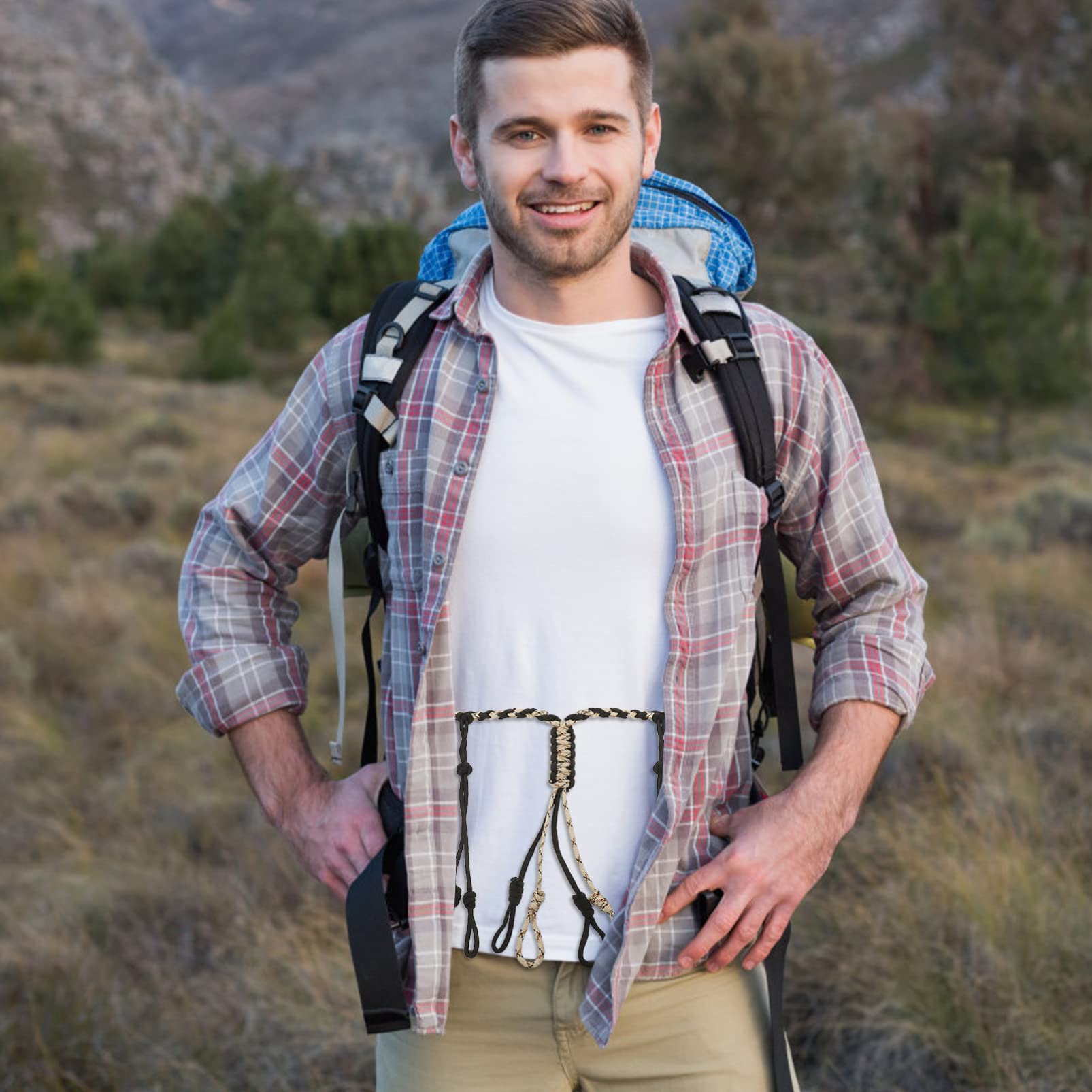 BESPORTBLE 3 Stücke Pfeife Seile Lanyard Polyester Hängen Seil für Wandern Camping Ausrüstung