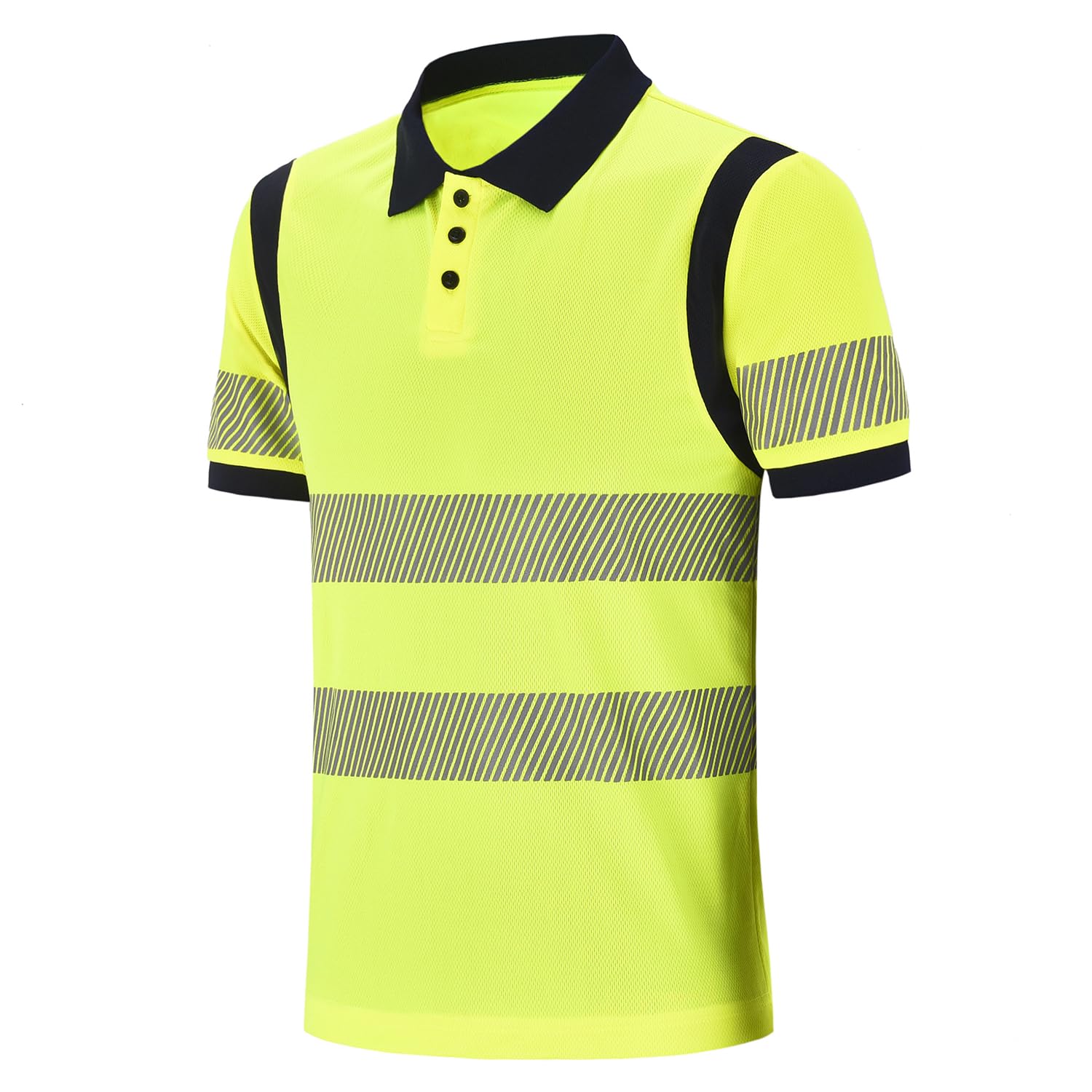 AYKRM Polo de sécurité Haute visibilité