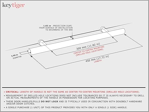 Miniatura 2 de Manija de puerta de entrada moderna contemporánea de acero inoxidable de 18 pulgadas con forma redonda, barra de toalla, escalera, ducha, vidrio