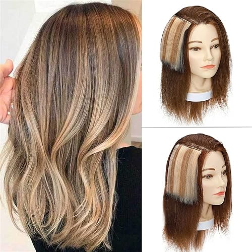 Benehair Extensiones de cabello grueso que añaden volumen de 4 pulgadas, castaño medio para mujer, cabello humano real, una pieza, horquilla