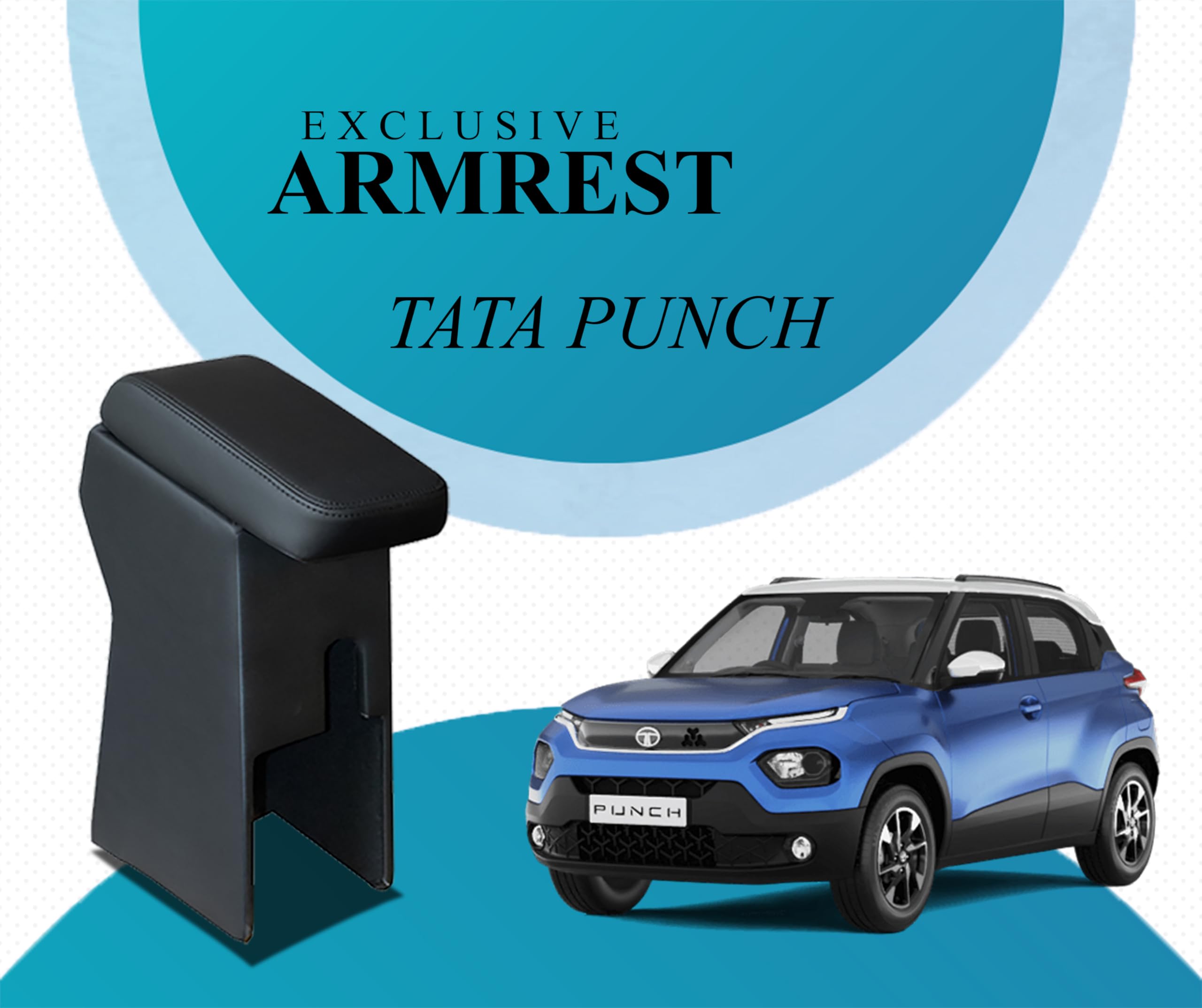 Pabla Enterprises 2.0 Armrest for TATA PUNCH - Image 1