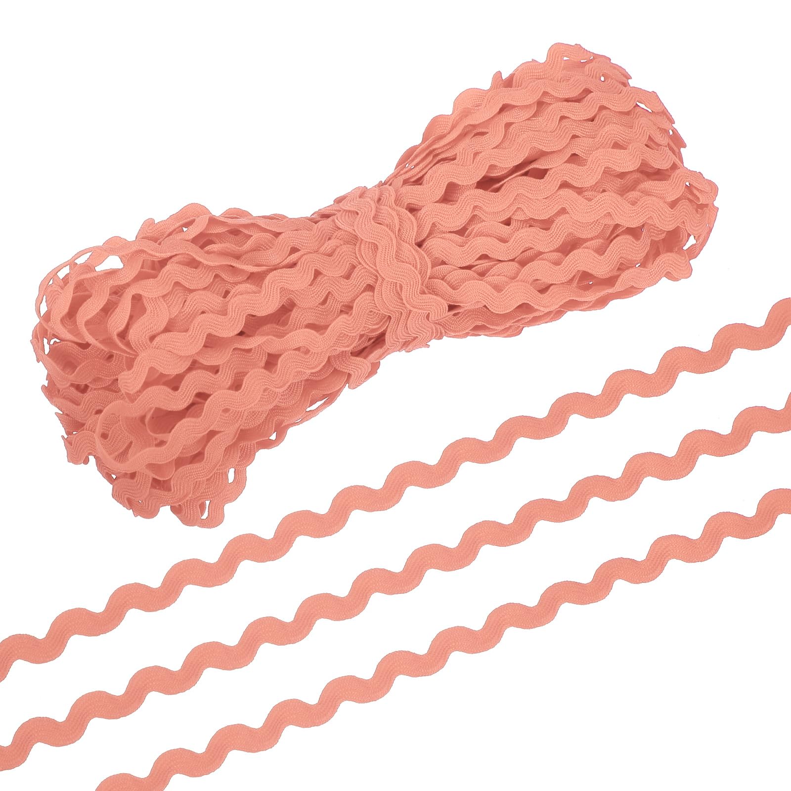 Embellissement fête mariage avec ce ruban Ric Rac rose de 25M