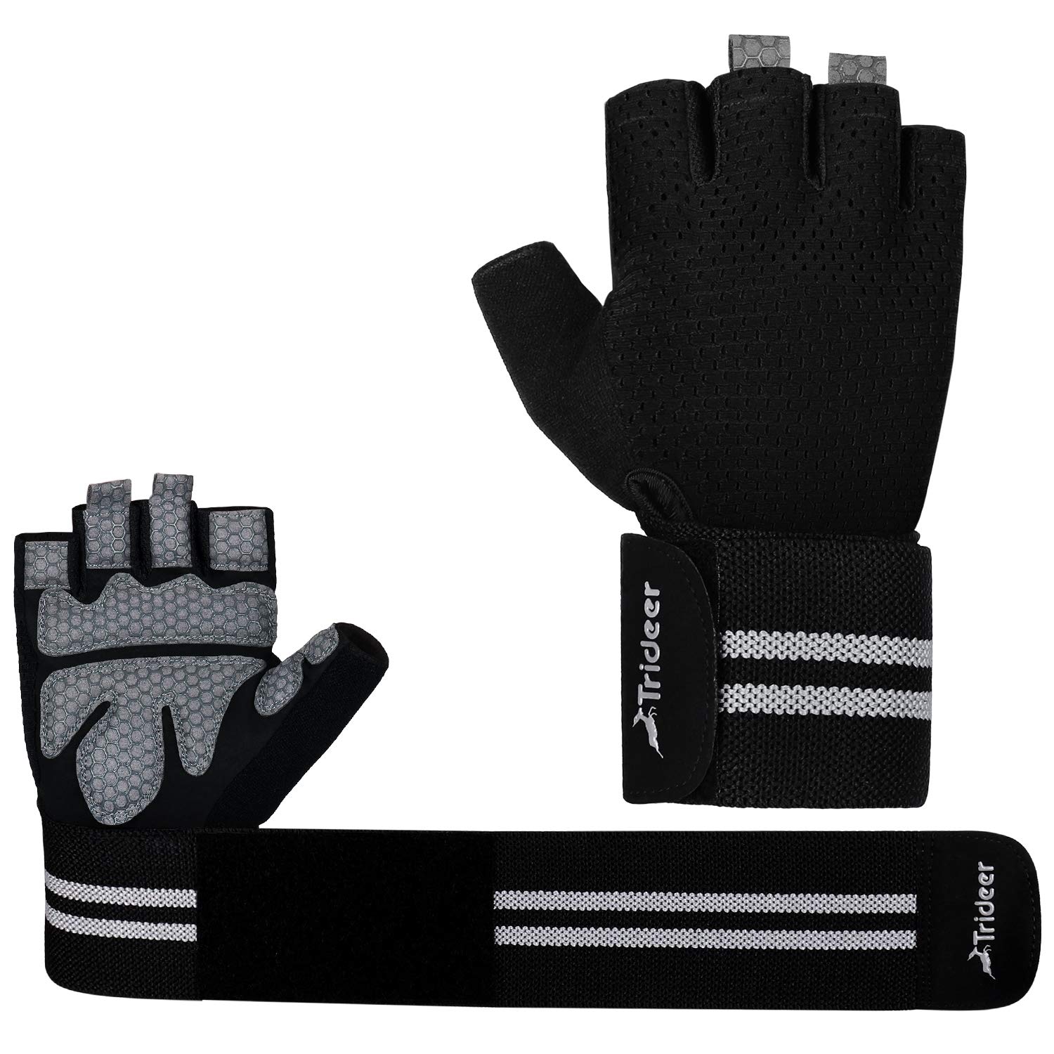 gym gloves with straps