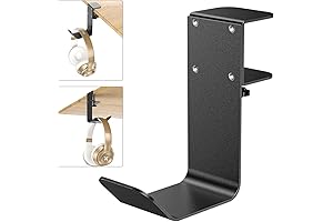 Under-Desk Headphone & Bag Hook: The Perfect Solution for Clutter-Free Workspaces