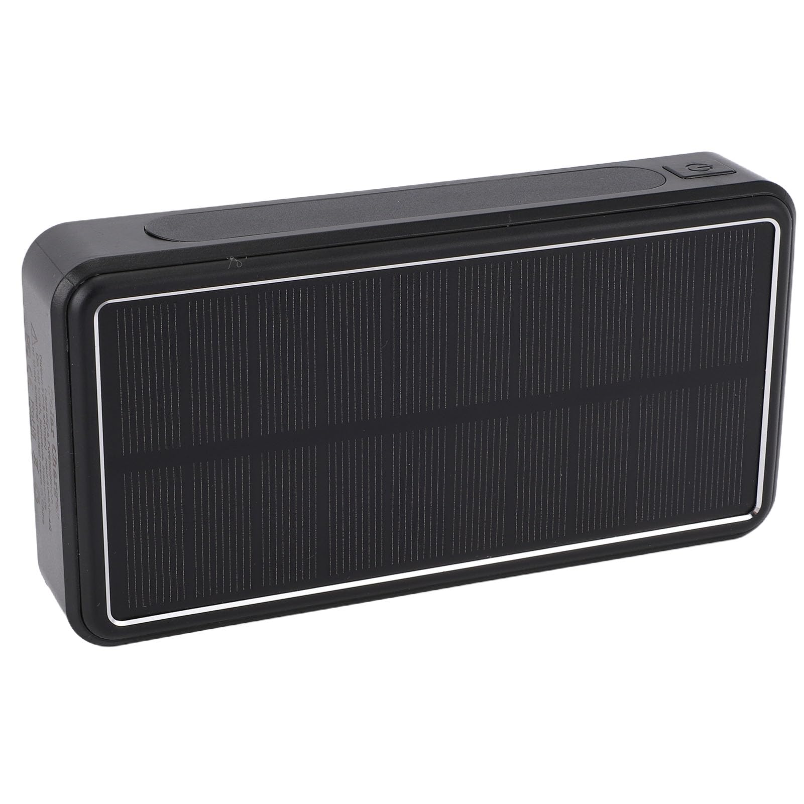 LiebeWH Banque d'énergie Solaire, Chargeur Portable ABS 10 000 MAh avec Port de Type C et Deux Lampes de Poche, Batterie de Secours à Charge Rapide pour Camping, Randonnée, Utilisation d'urgence en