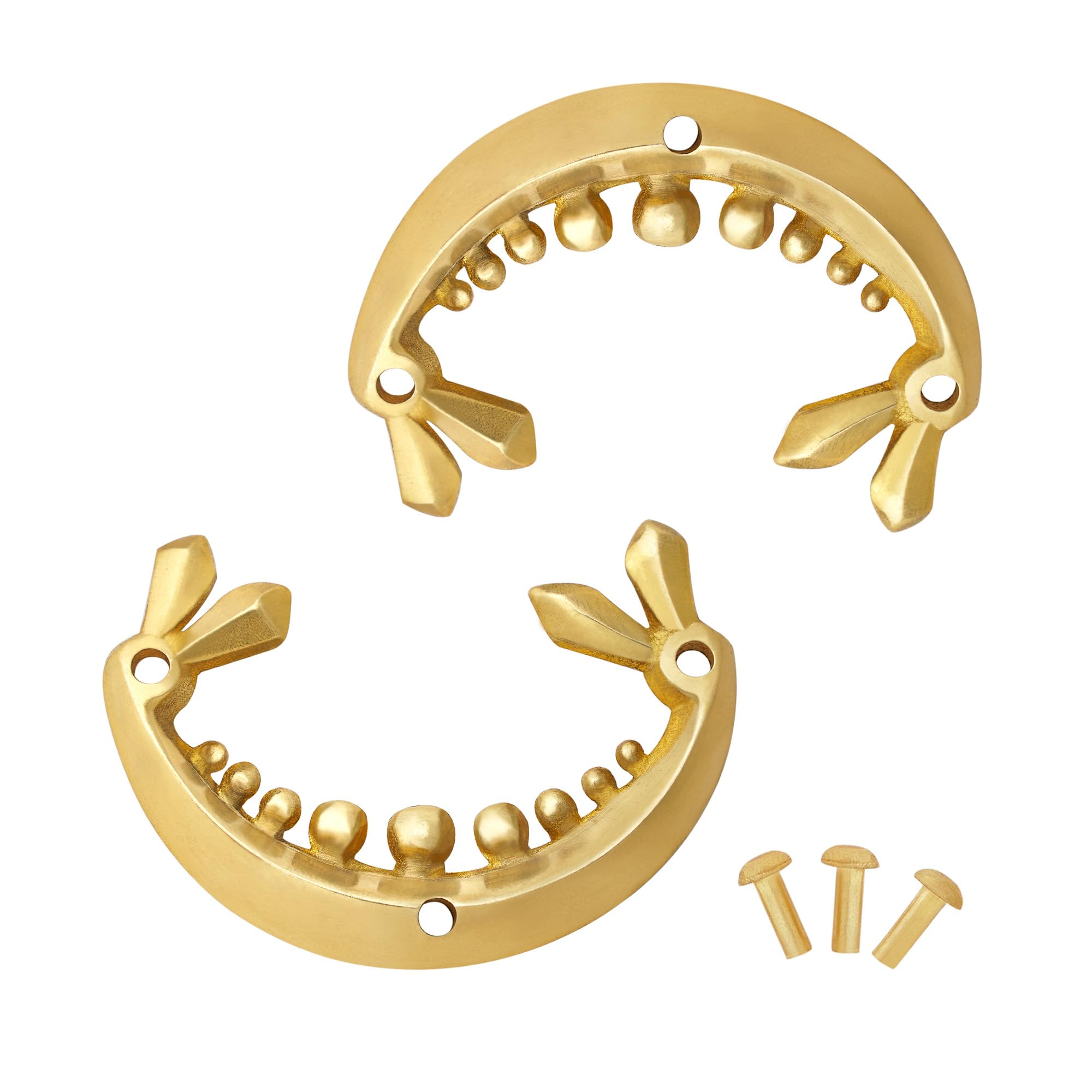 Lord Of Battles Set Di 5 Placche Da Parete In Ottone - Decorazioni Medievali Artigianali Stile Antico